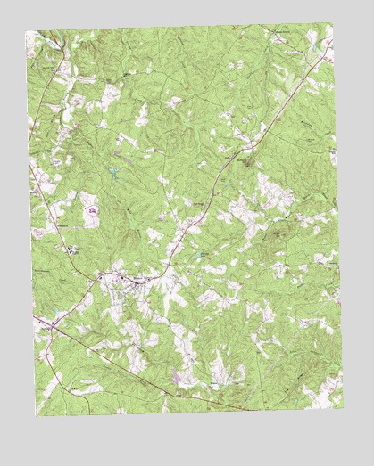 Dillwyn, VA USGS Topographic Map