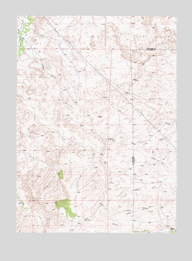 Dilts Ranch, WY USGS Topographic Map