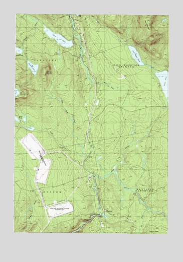 Dimmick Mountain, ME USGS Topographic Map
