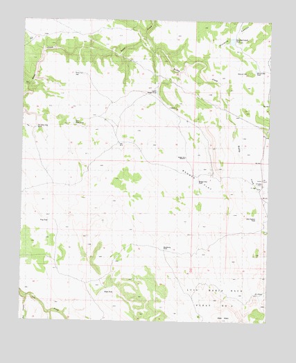 Anvil Rock Ranch, AZ USGS Topographic Map