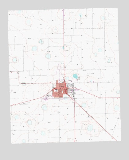 Dimmitt, TX USGS Topographic Map