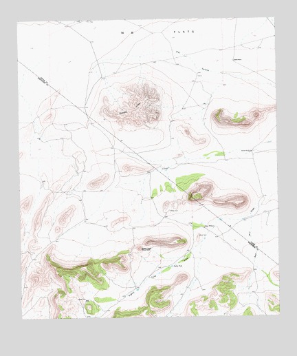 Dimple Hills, TX USGS Topographic Map