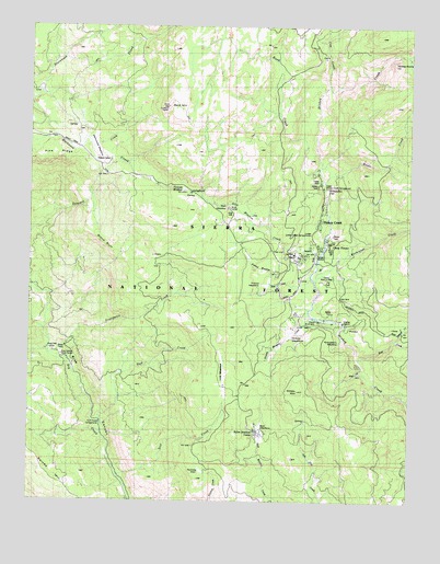 Dinkey Creek, CA USGS Topographic Map