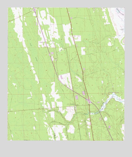 Dinner Island NE, FL USGS Topographic Map