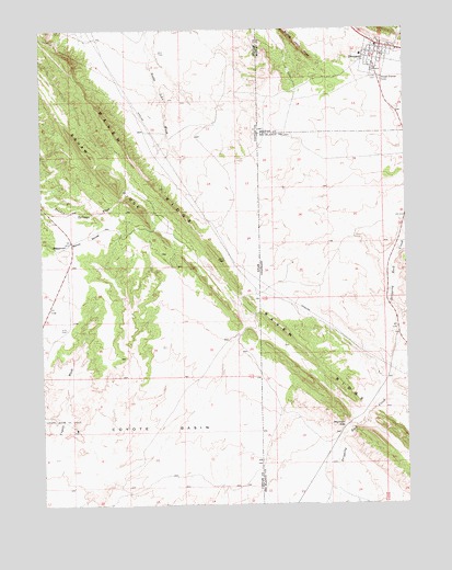 Dinosaur, CO USGS Topographic Map