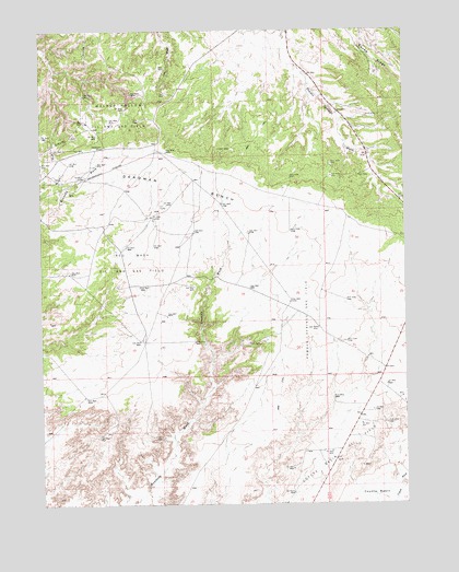 Dinosaur NW, UT USGS Topographic Map