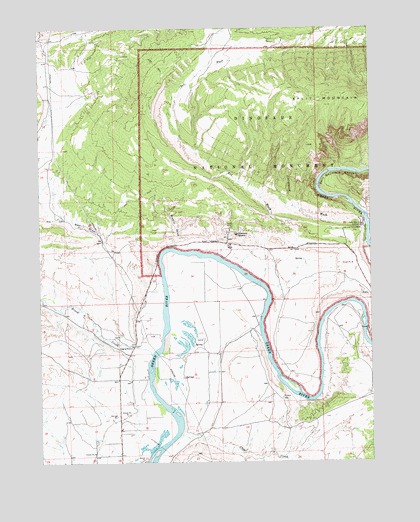 Dinosaur Quarry, UT USGS Topographic Map