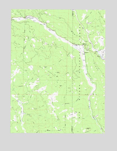 Dinsmore, CA USGS Topographic Map