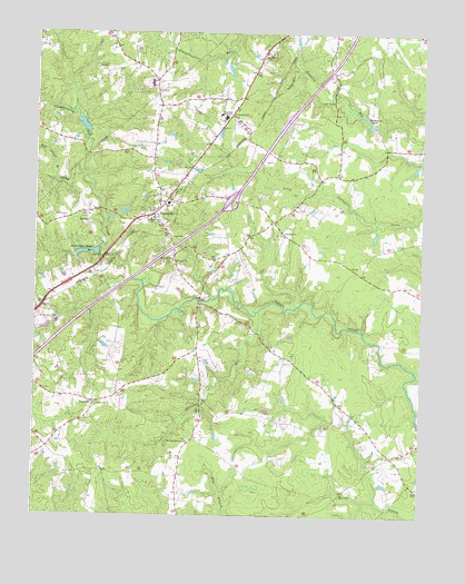 Dinwiddie, VA USGS Topographic Map