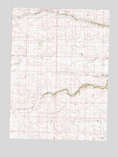 Dismal River Ranch SW, NE USGS Topographic Map