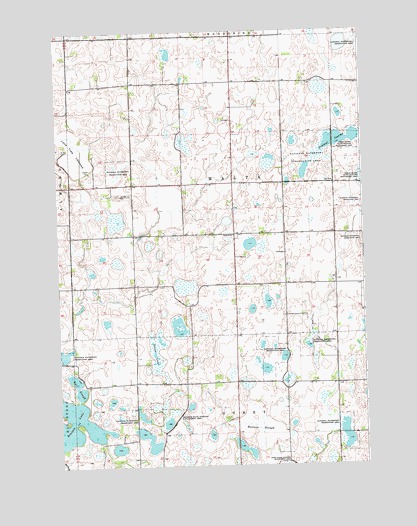 Dismal Swamp, MN USGS Topographic Map