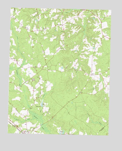 Disputanta North, VA USGS Topographic Map