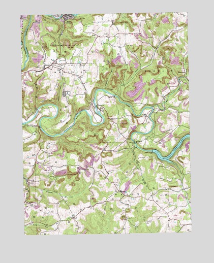 Distant, PA USGS Topographic Map