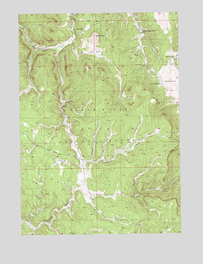 Ditch Creek, SD USGS Topographic Map