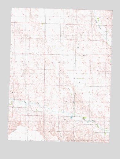 Dittons Creek, NE USGS Topographic Map