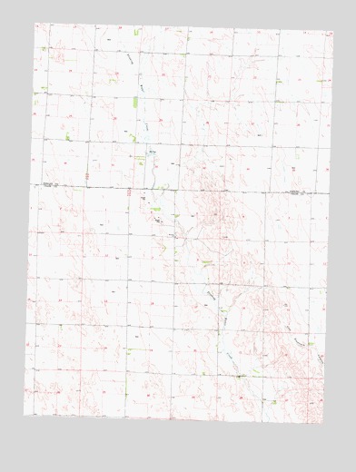 Dittons Creek NW, NE USGS Topographic Map