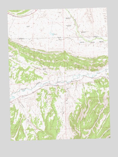 Divide Creek, CO USGS Topographic Map