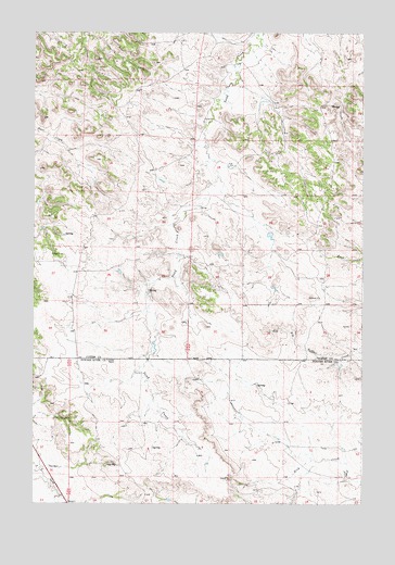 Divide School, MT USGS Topographic Map
