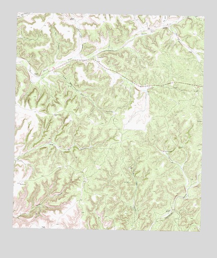 Divide Well Draw, TX USGS Topographic Map