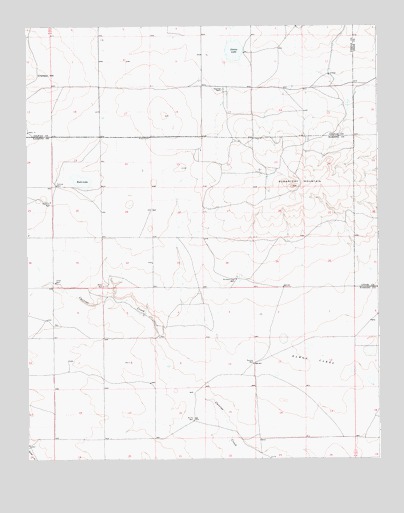 Divine Lake, NM USGS Topographic Map