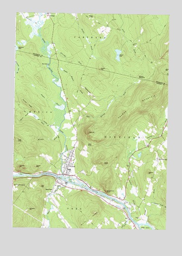Dixfield, ME USGS Topographic Map