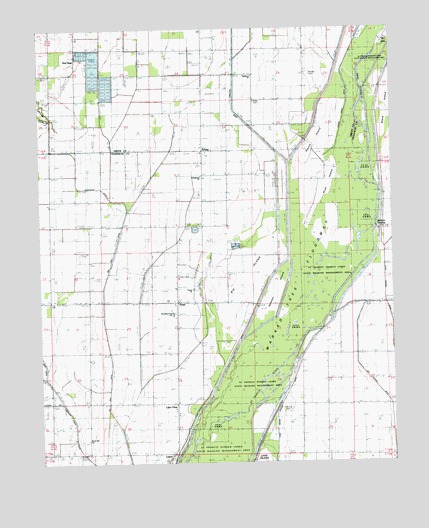 Dixie, AR USGS Topographic Map