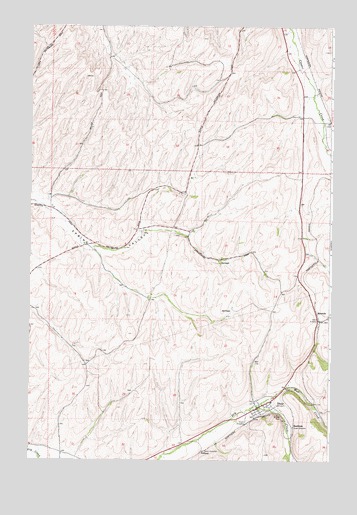 Dixie, WA USGS Topographic Map