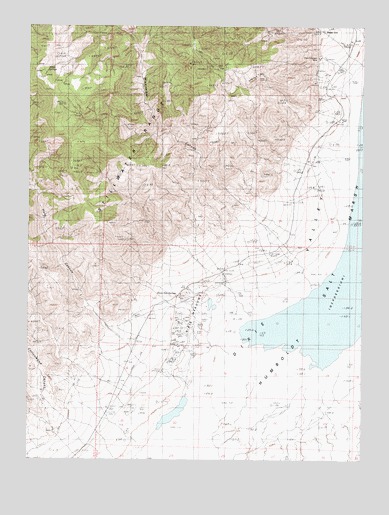 Dixie Hot Springs, NV USGS Topographic Map