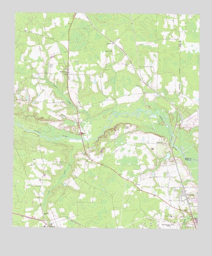 Dixie Union, GA USGS Topographic Map