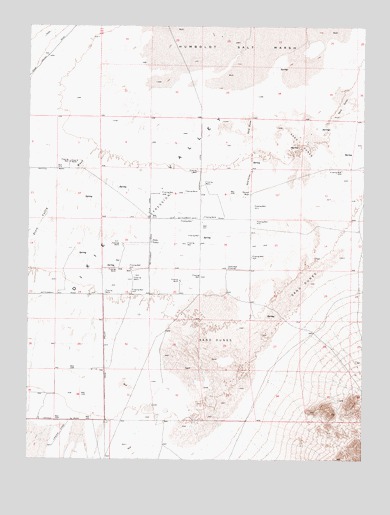 Dixie Valley, NV USGS Topographic Map