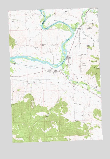 Dixon, MT USGS Topographic Map