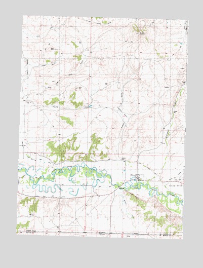 Dixon, WY USGS Topographic Map