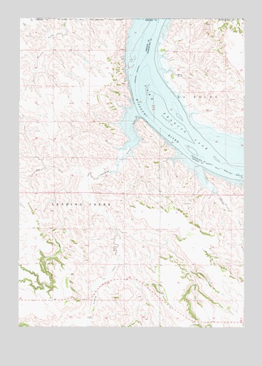 Dixon NE, SD USGS Topographic Map