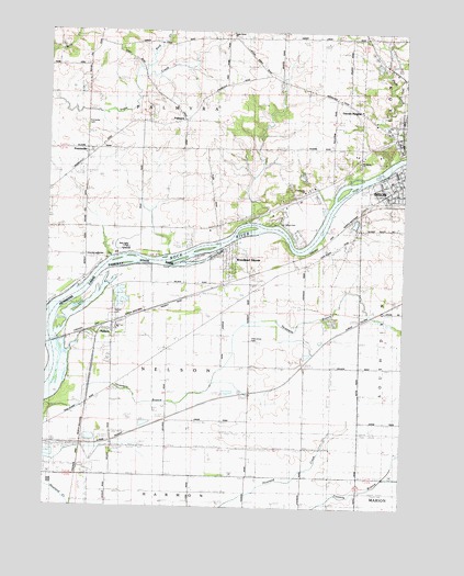 Dixon West, IL USGS Topographic Map