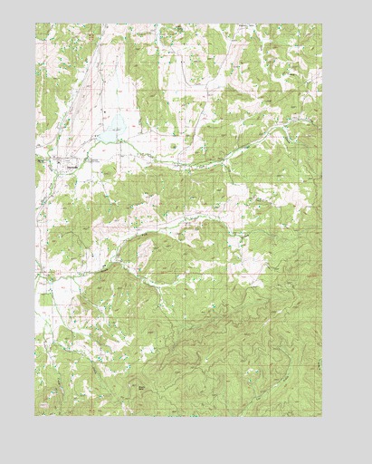 Dixonville, OR USGS Topographic Map