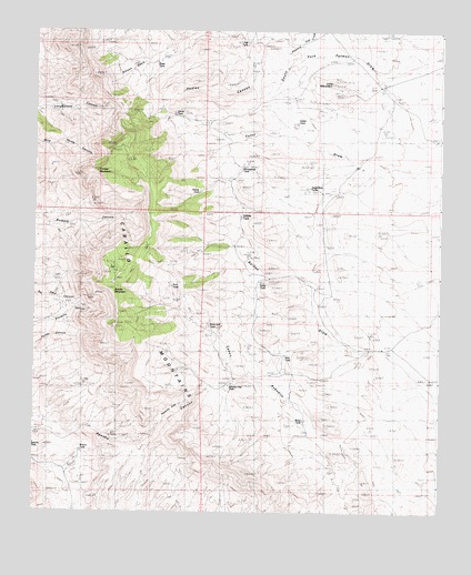 Apache Gap, NM USGS Topographic Map