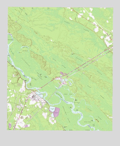 Doctortown, GA USGS Topographic Map