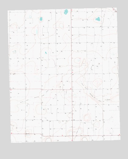 Dodd NE, TX USGS Topographic Map