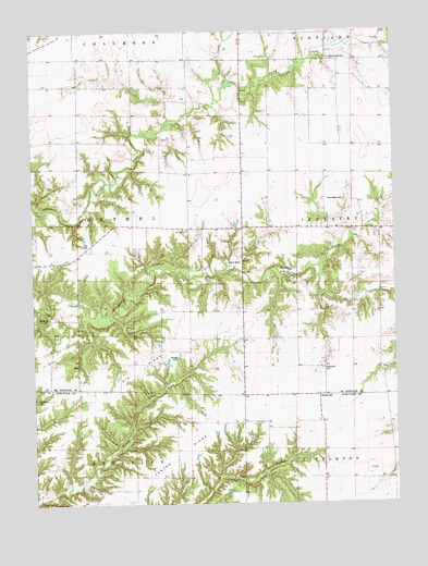 Doddsville, IL USGS Topographic Map