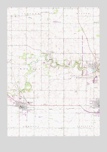 Dodge Center, MN USGS Topographic Map