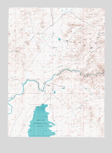 Dodge Ranch, WY USGS Topographic Map