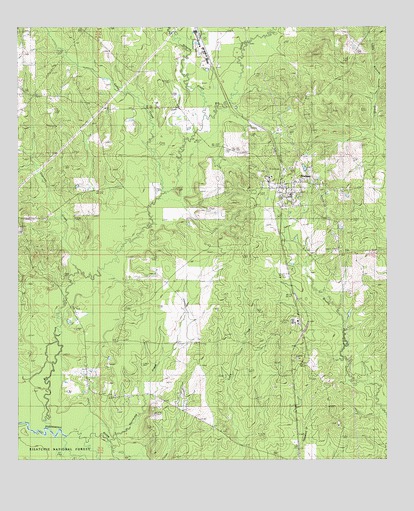 Dodson, LA USGS Topographic Map