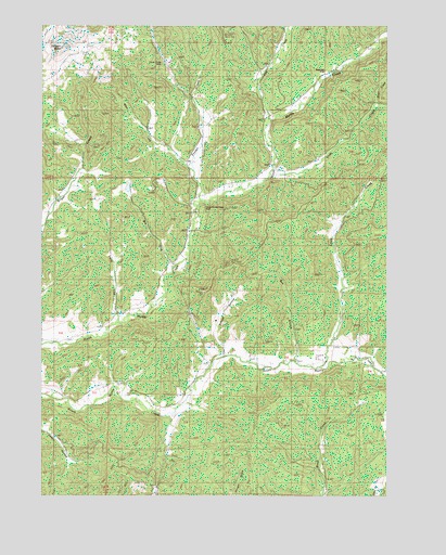 Dodson Butte, OR USGS Topographic Map