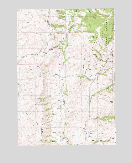 Dodson Pass, ID USGS Topographic Map