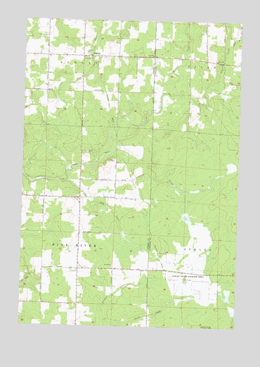 Doering, WI USGS Topographic Map