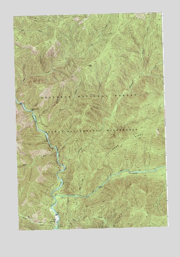 Dog Creek, ID USGS Topographic Map