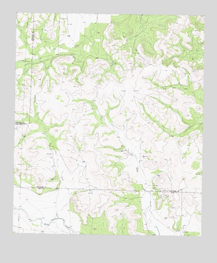 Dog Creek, TX USGS Topographic Map