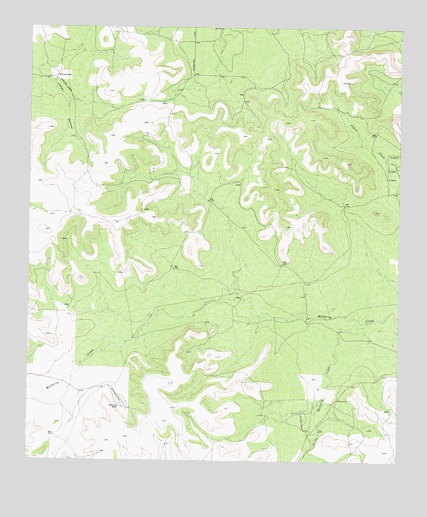 Dog Creek NW, TX USGS Topographic Map