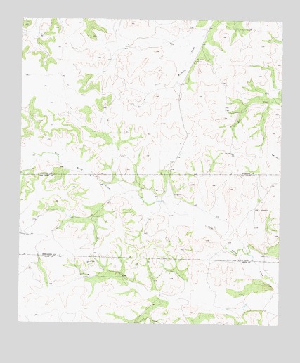 Dog Creek SW, TX USGS Topographic Map