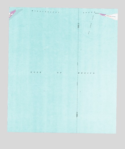 Dog Keys Pass, MS USGS Topographic Map
